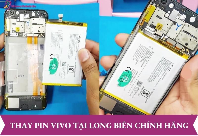 Thay pin Vivo tại Long Biên